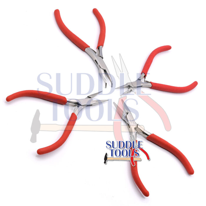 S-450 JEWELRY MAKING MICRO PLIERS SET OF 4 PCS IN POUCH
