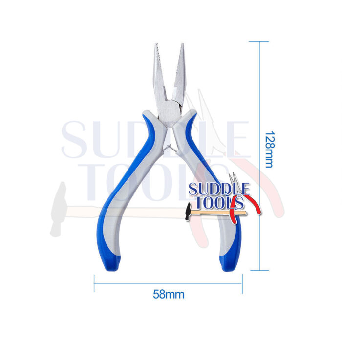 S-740 SERRATED SNIPE NOSE PLIERS WITH CUTTER 3