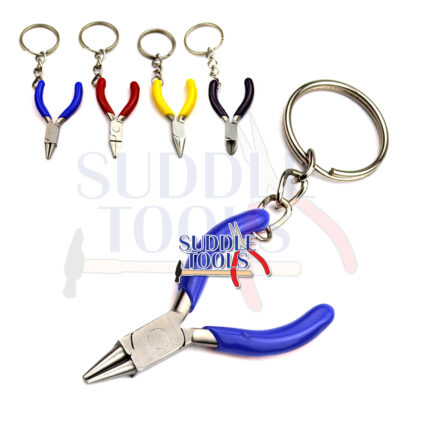 MINIATURE KEYRING SIZE ROUND NOSE PLIERS 60MM (2.35 INCH)
