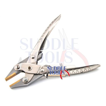 S-285-B-PARALLEL-FLAT-NOSE-PLIERS-BRASS-JAWS-140MM