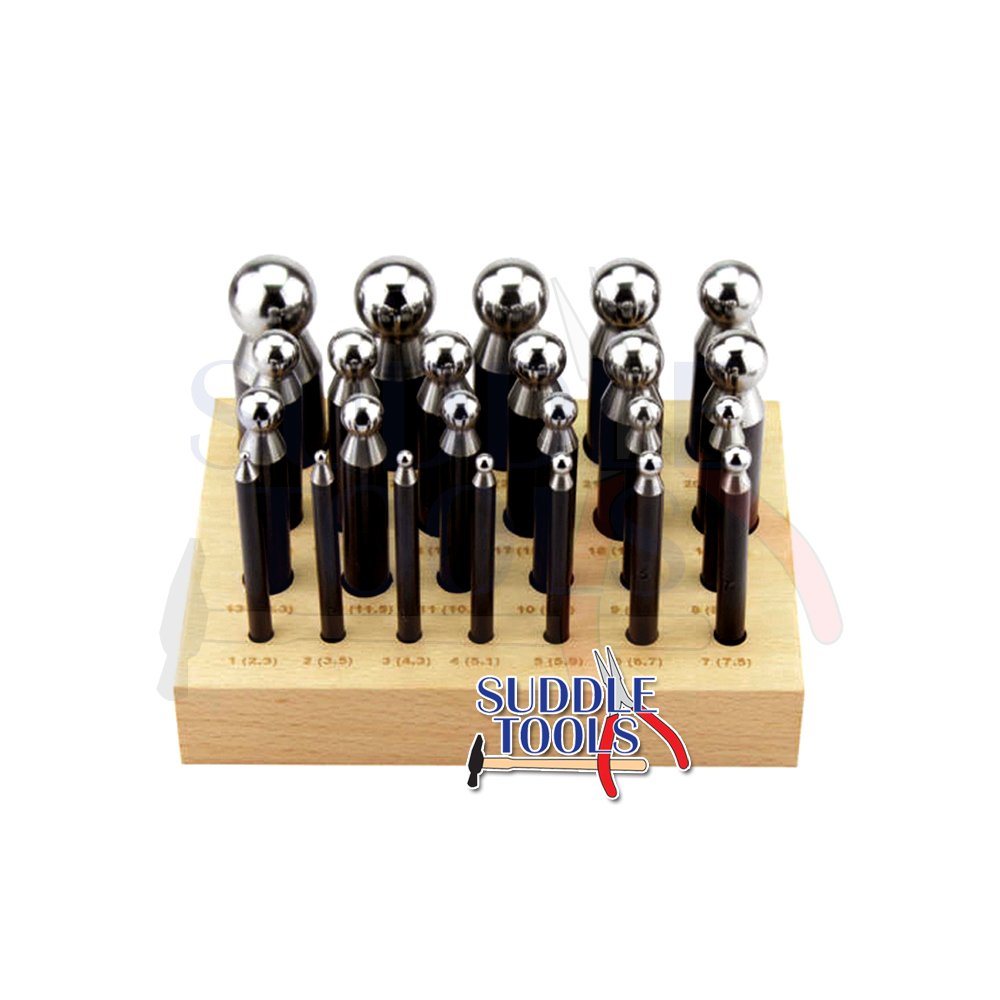 S-684 24 PCS DOMING PUNCHES SET S-684-24-PCS-DOMING-PUNCHES-SET