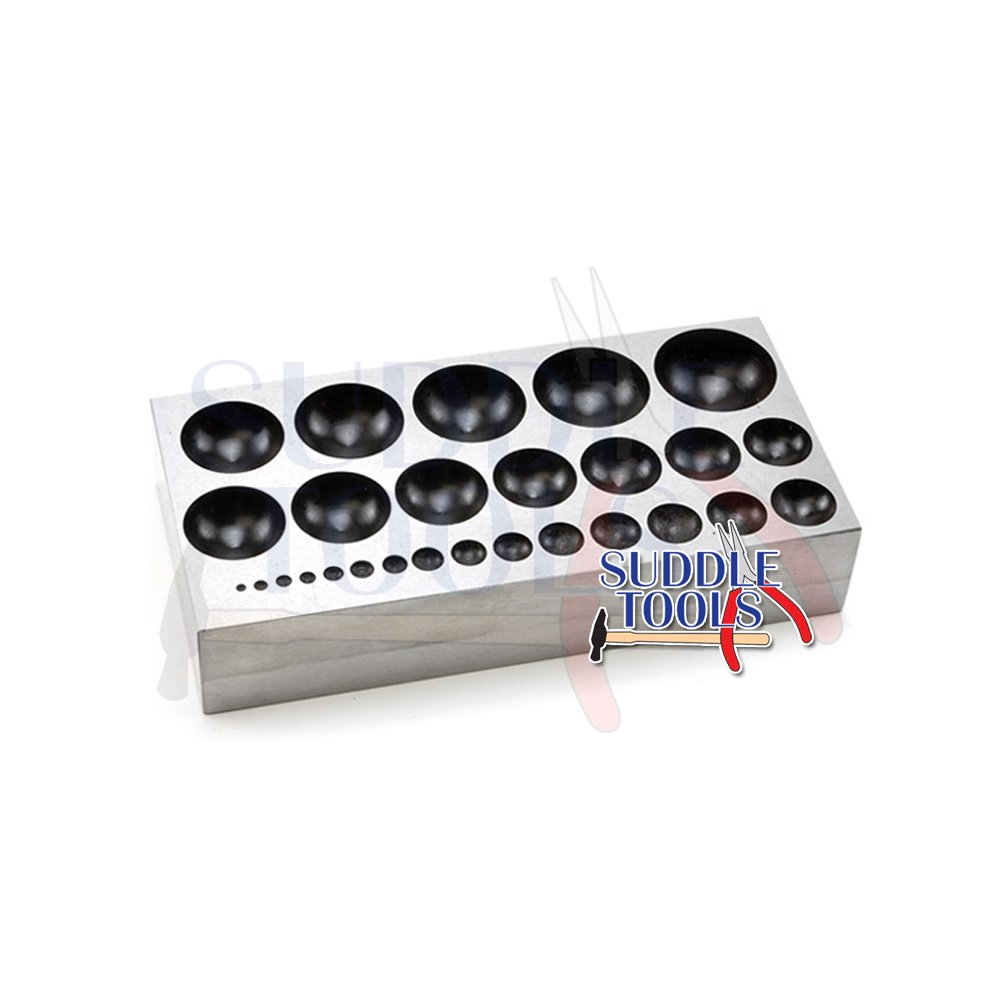 S-693 FLAT DOMING DAPPING BLOCK 23 HOLES 2 S-693-FLAT-DOMING-DAPPING-BLOCK-23-HOLES